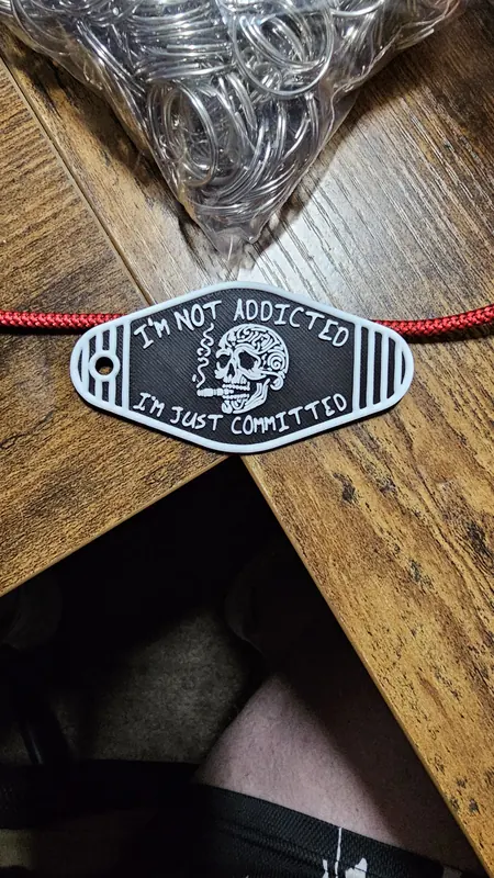 Custom Keychain - Personalized 3D printed keychain